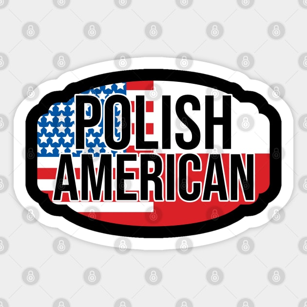 Polish American Sticker by Slavstuff